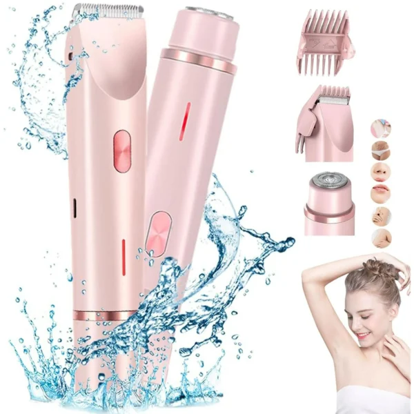 2 in 1 Bikini Shaver Trimmer for Women